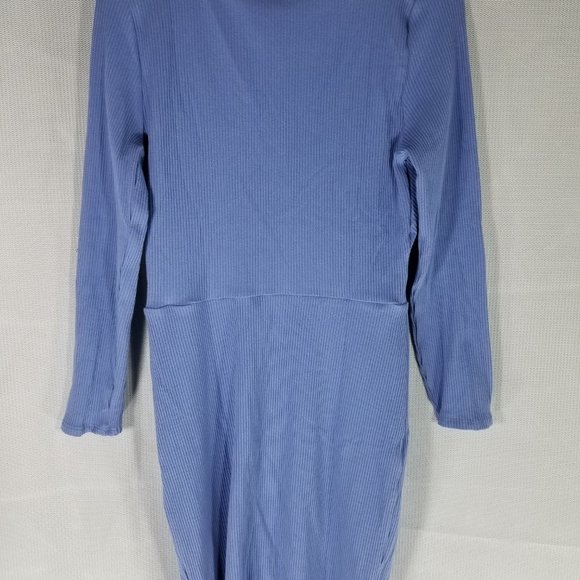 Free People Dresses Free People Sweater Midi Dress Blue LARGE - X-LARGE - NWT - Picture 6 of 7